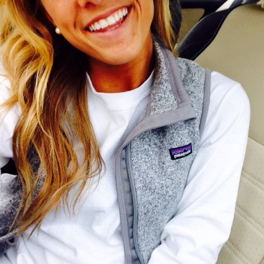Patagonia Gray Fleece Vest!